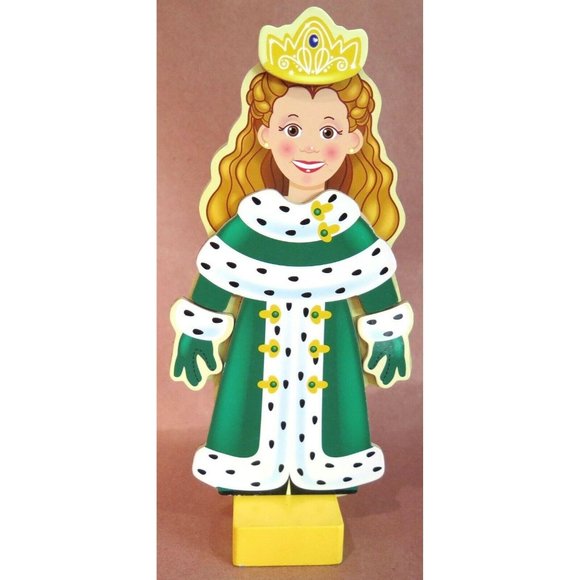 PRINCESS ELISE Melissa & Doug Magnetic Dress-Up Wooden Paper Doll 19 Pc Clothes - Picture 6 of 12